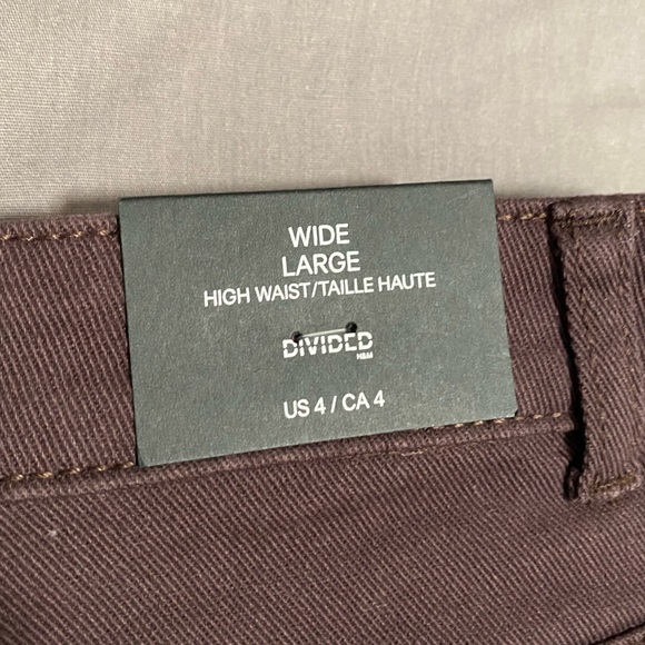 H&M Dark Brown Wide-Leg Jeans - Picture 5 of 5